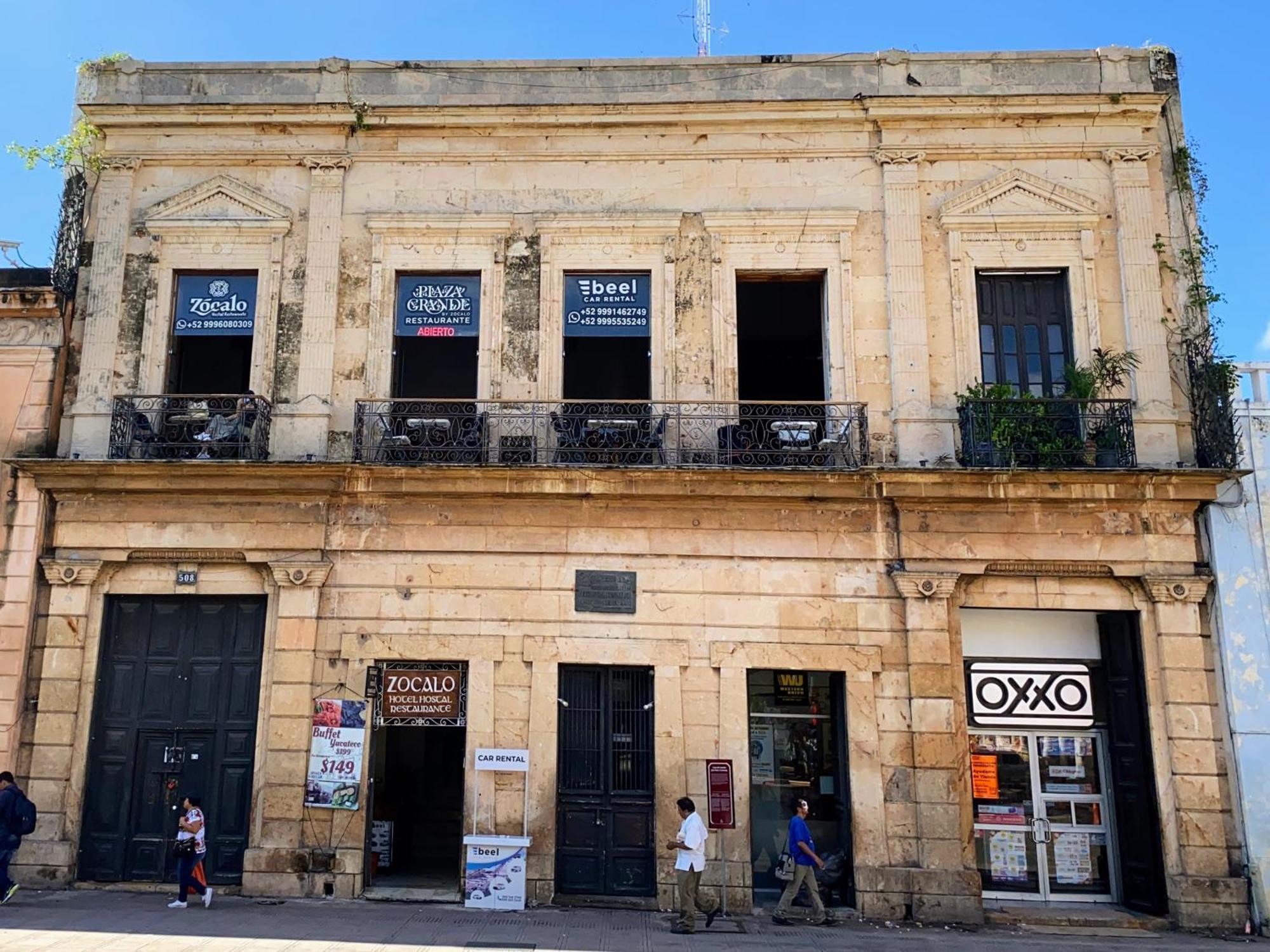 Отель Hostal Zocalo Мерида Экстерьер фото