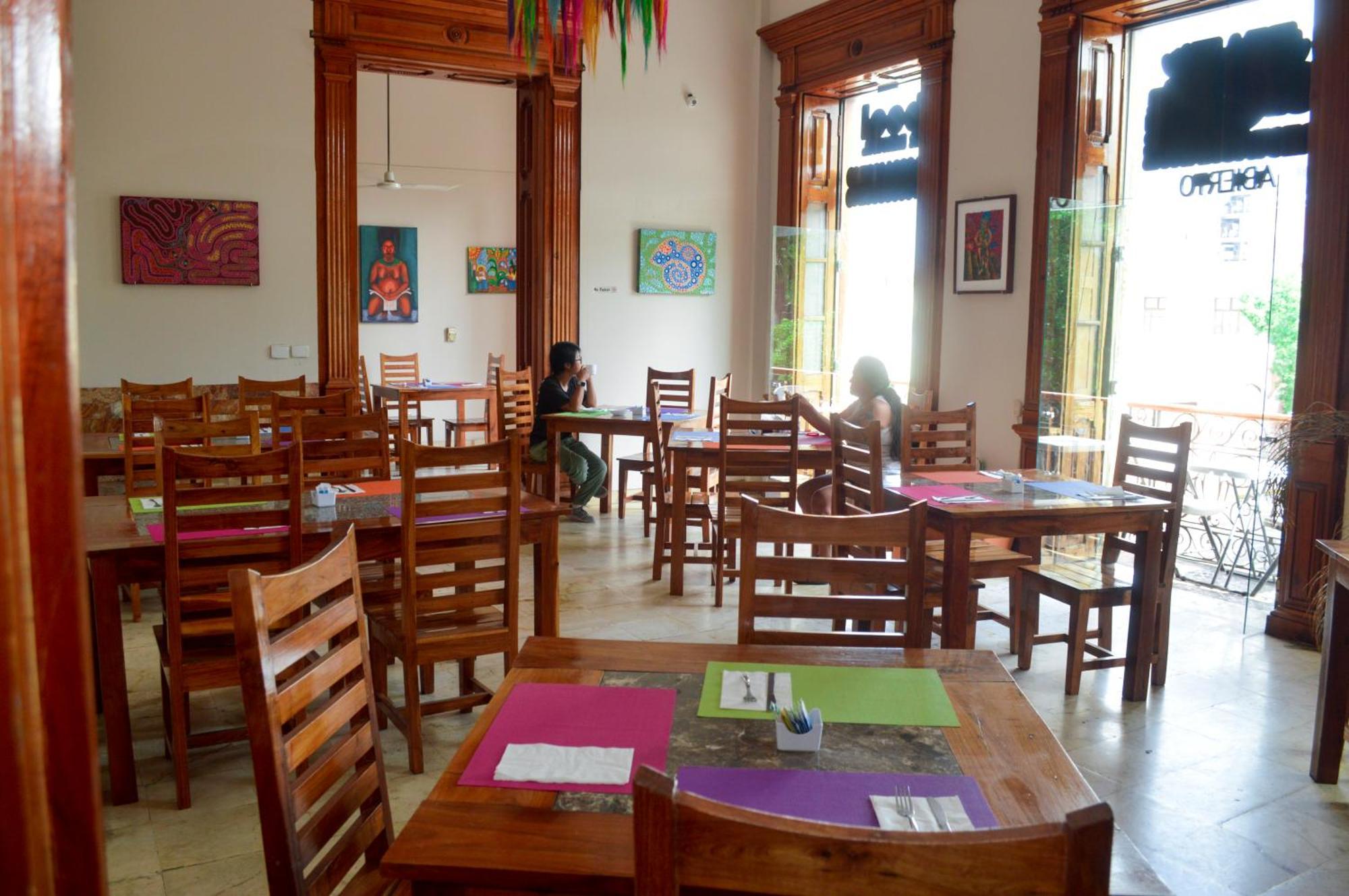 Отель Hostal Zocalo Мерида Экстерьер фото